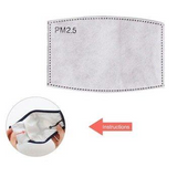 PM 2.5 Activated Carbon Filters - 4 PACK For The DFNDR Masks