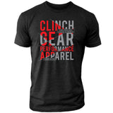 Clinch Gear - Klinch – Crew Tee – Black/Red/Gray