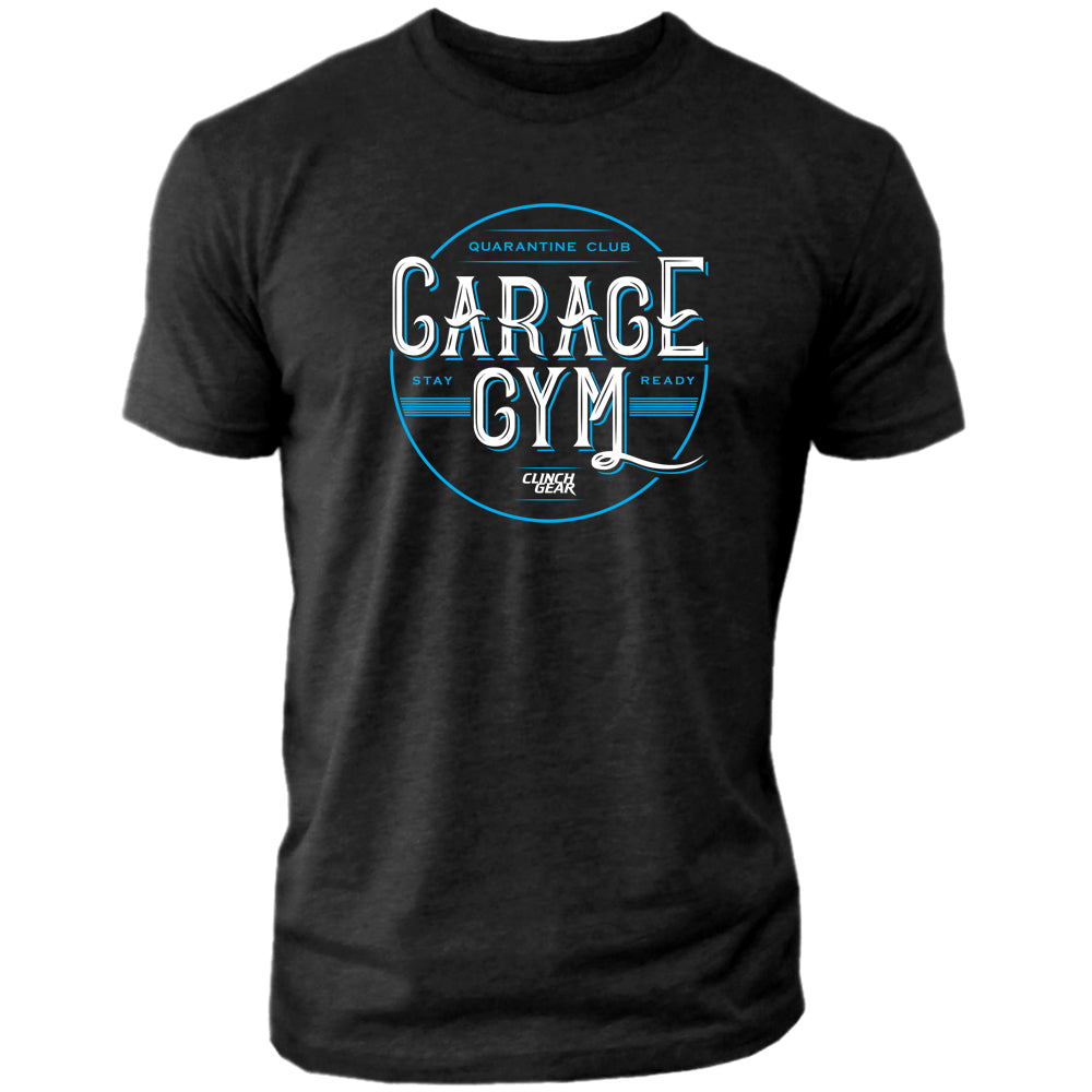Garage Gym – Crew Tee – Black