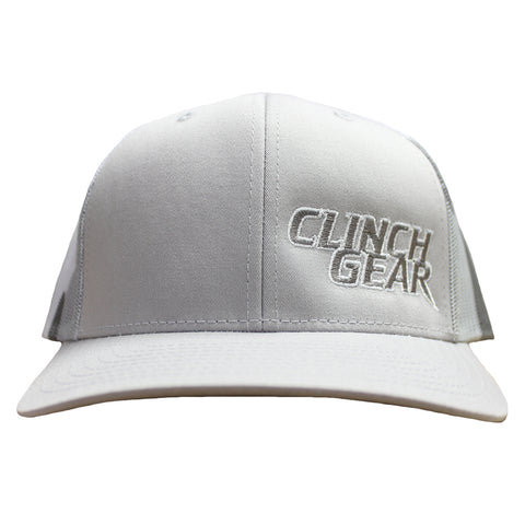 CG Stacked – Snapback Hat – Gray/Camo – Gray/White