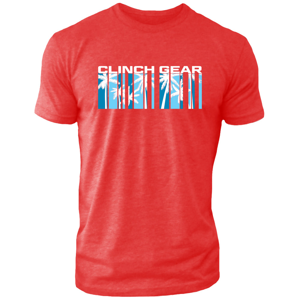 Clinch Gear - Barcode - Crew Tee - Red