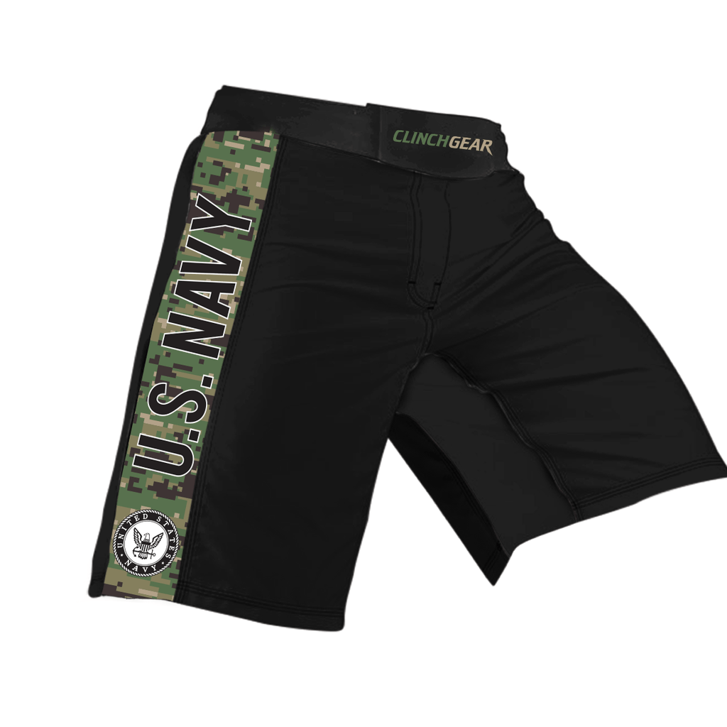 Pro Series Short US NAVY Black Camo Clinch Gear