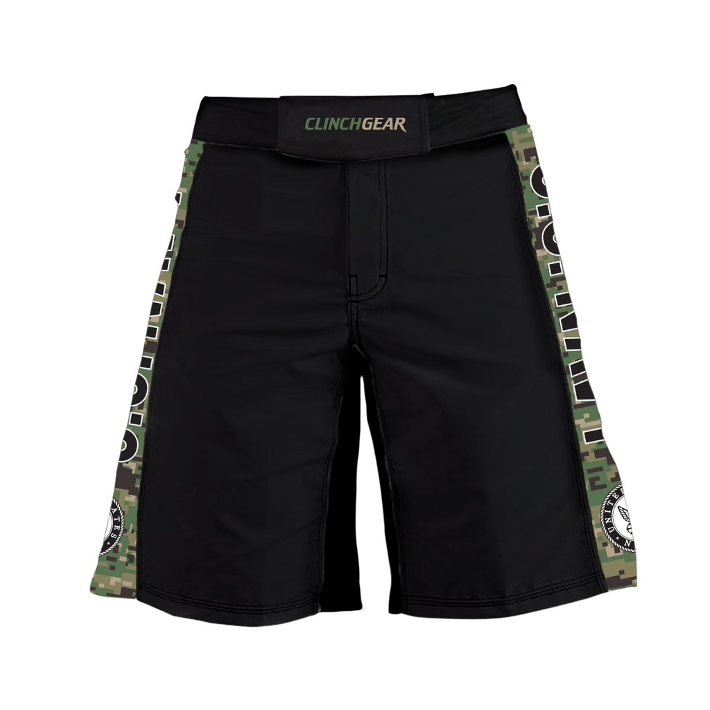 Pro Series Short US NAVY Black Camo Clinch Gear