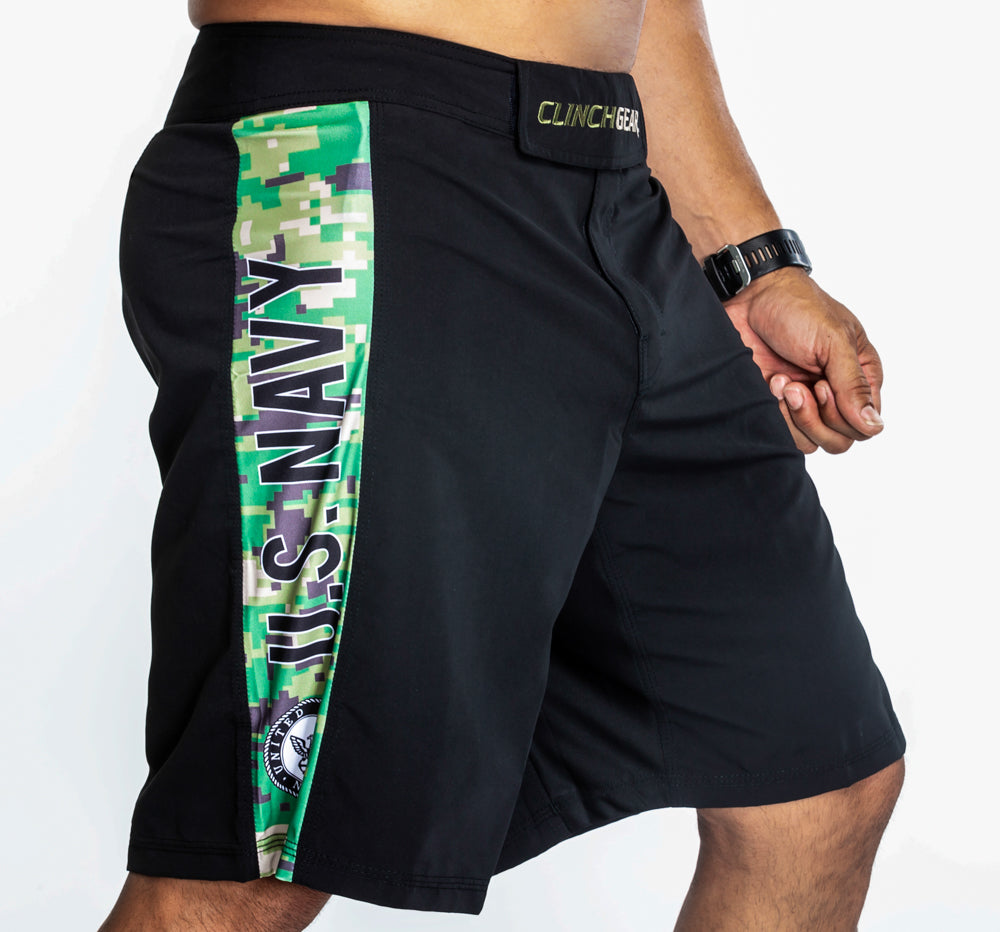 Pro Series Short - US NAVY - Black/Camo – Clinch Gear