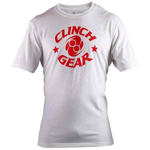 Icon Tee - White/Red - Clinch Gear